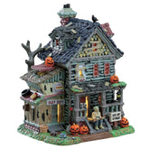 Lemax Lighted Buildings Lemax Creepy Neighborhood House, B/O LED *Pre Order*